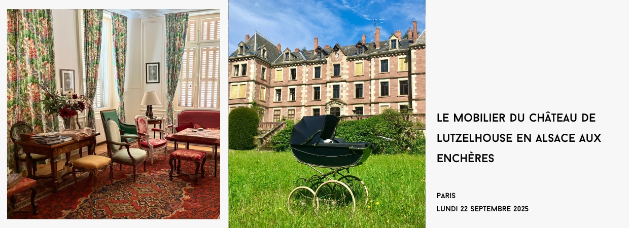Le mobilier du Château de Lutzelhouse en alsace aux enchères 